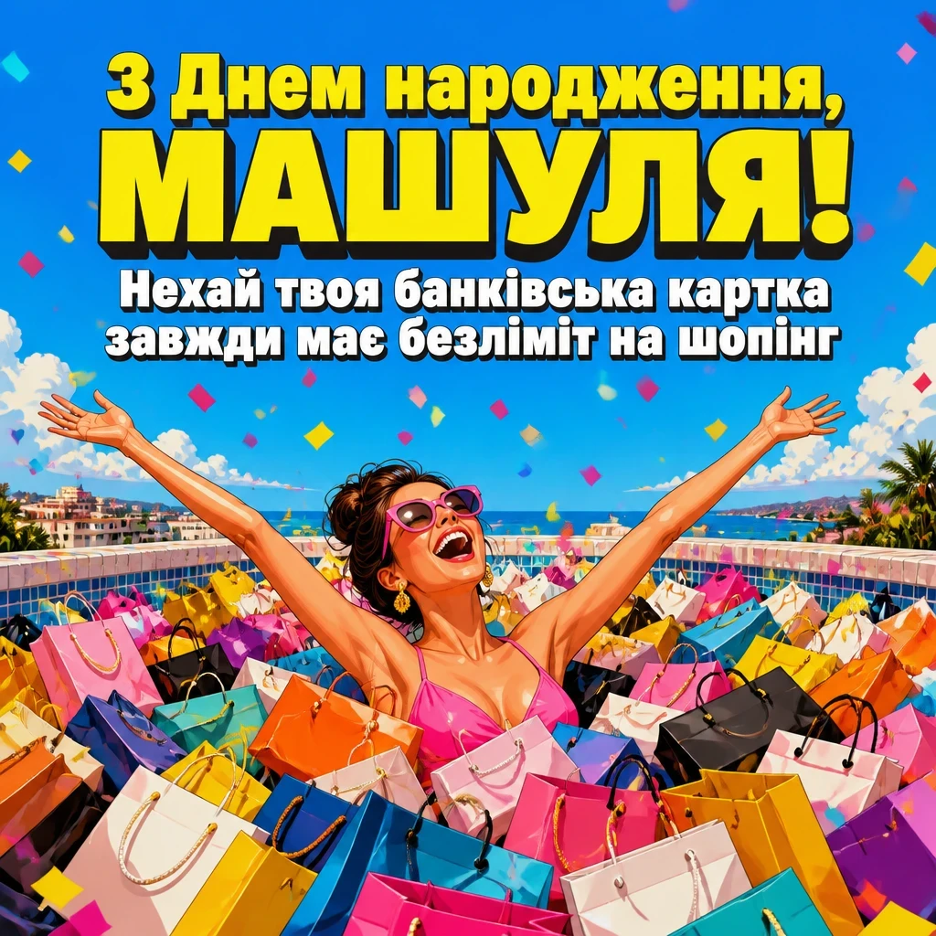 машуля з днем народження маша українською
