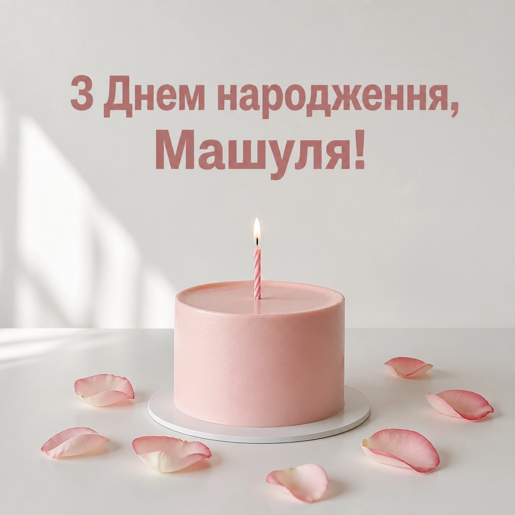 машуля з днем народження маша українською