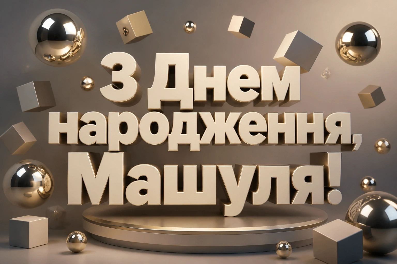 машуля з днем народження маша українською