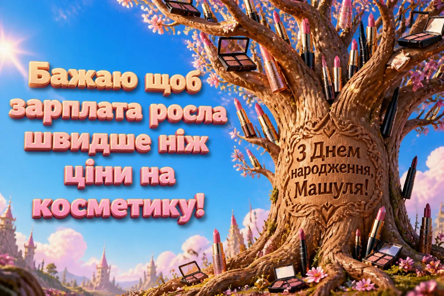 машуля з днем народження маша українською