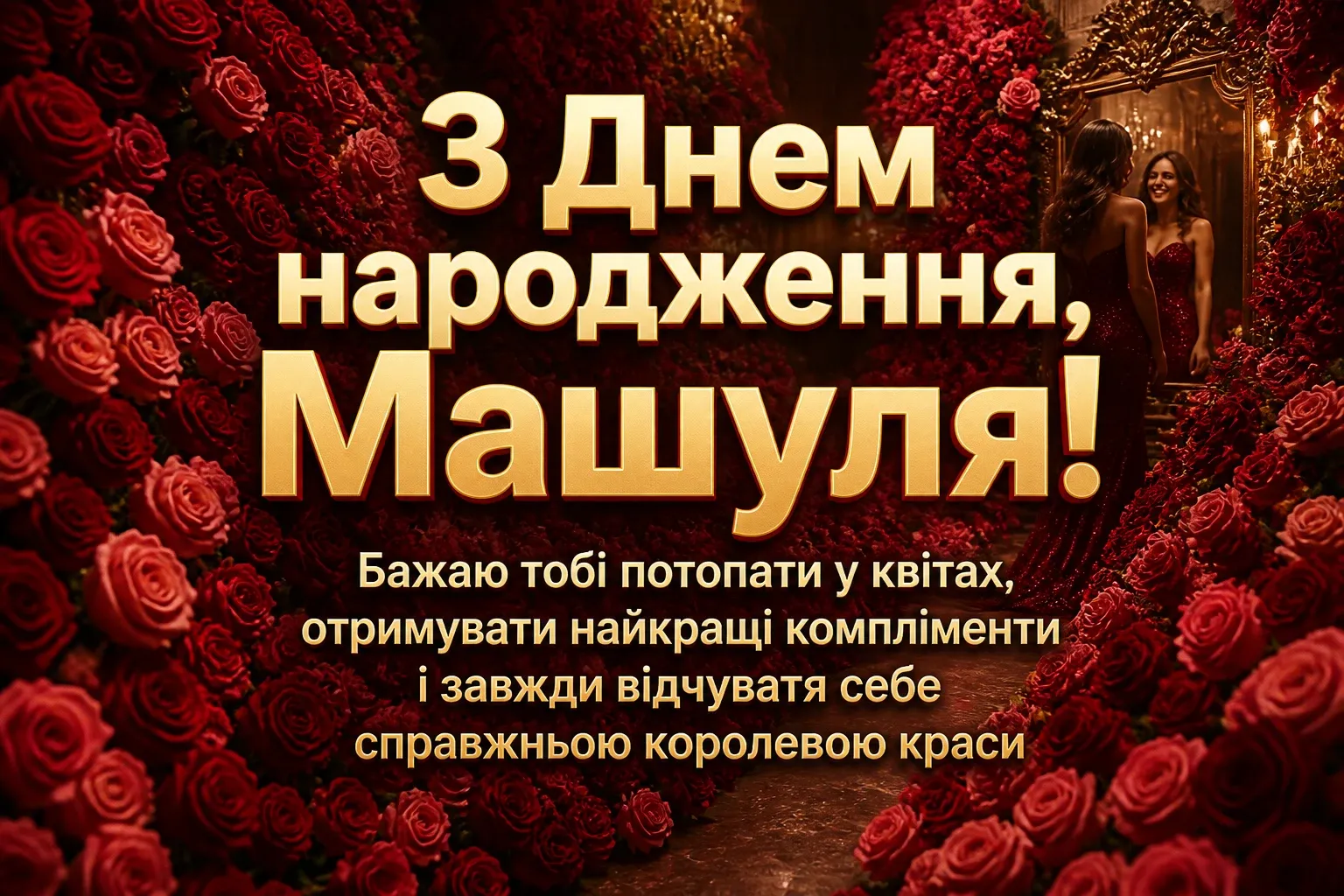 машуля з днем народження маша українською