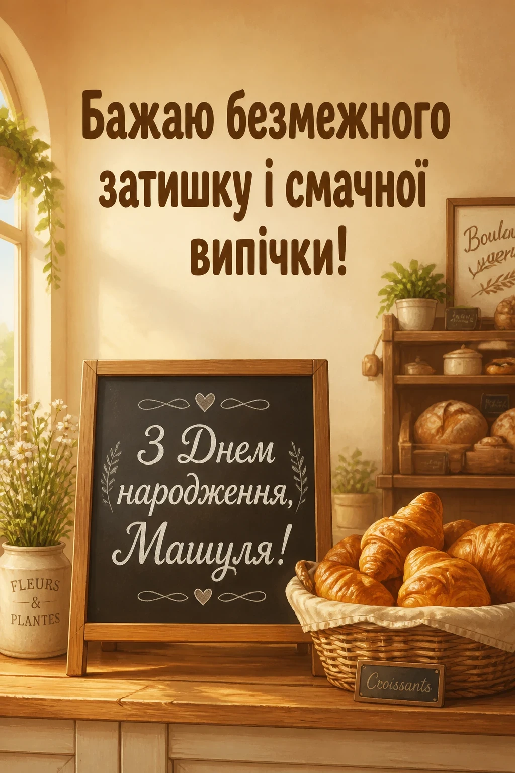 машуля з днем народження маша українською