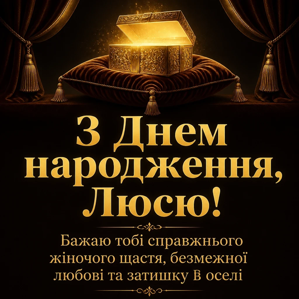 з днем народження люся