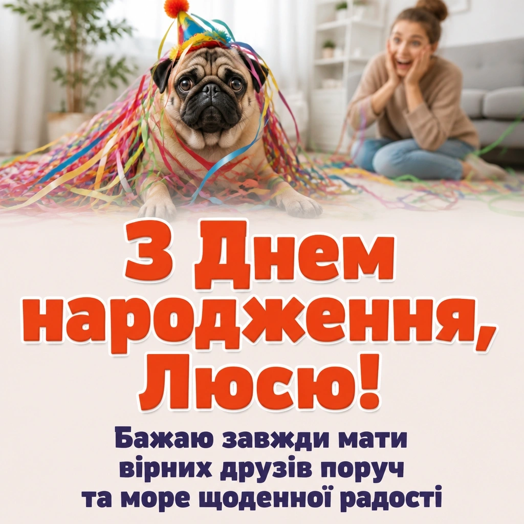 з днем народження люся