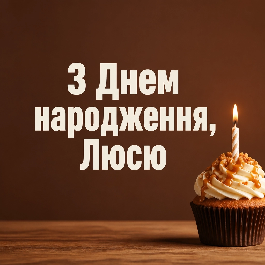 з днем народження люся