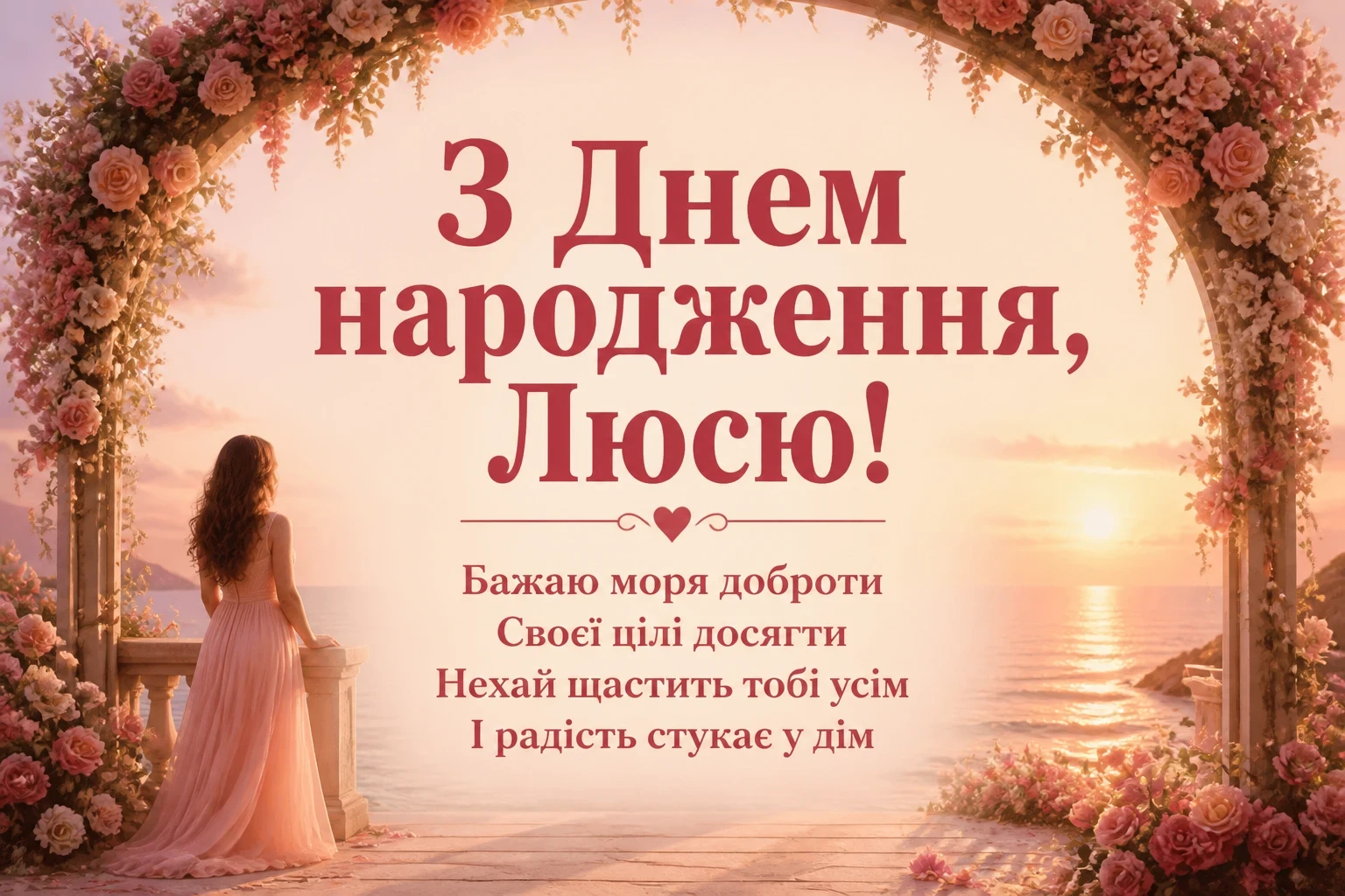 з днем народження люся