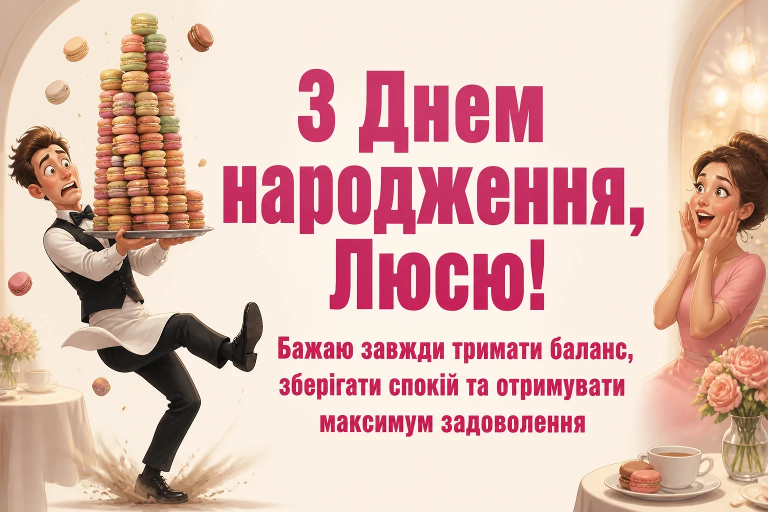 з днем народження люся