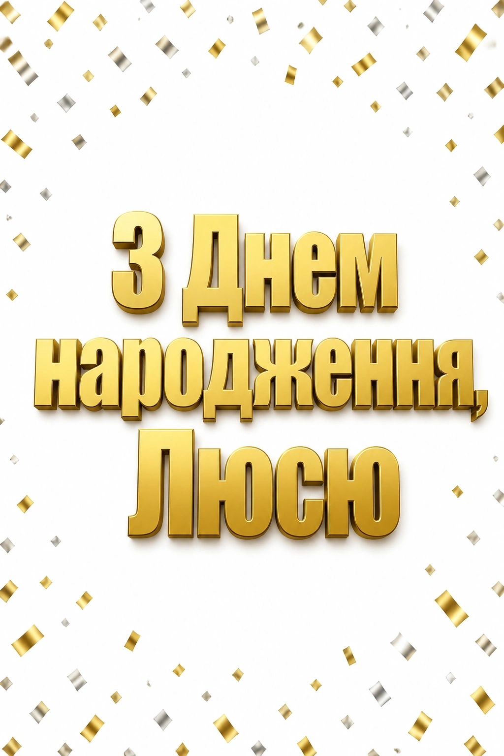 з днем народження люся