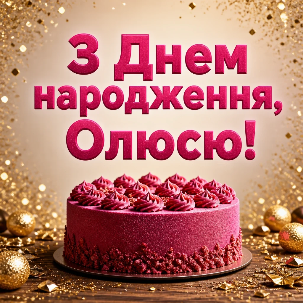олюся з днем народження