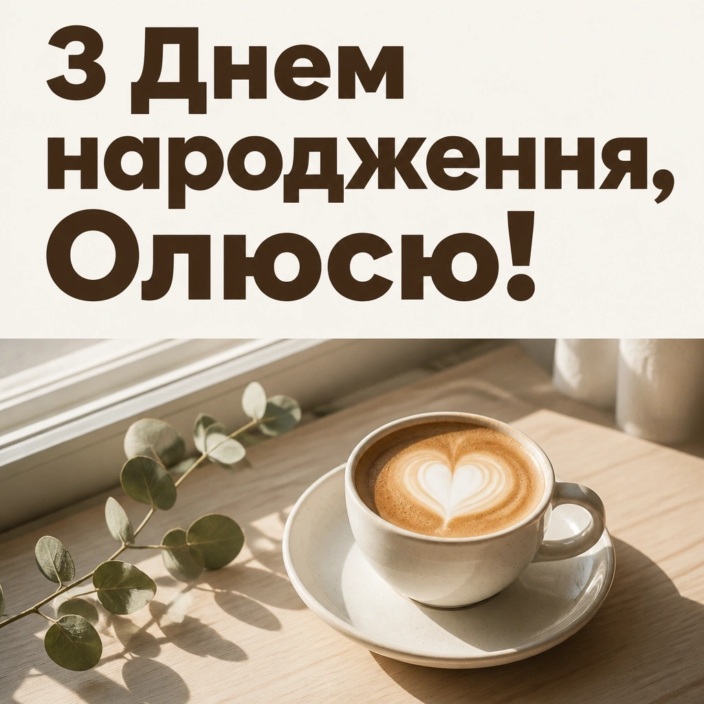 олюся з днем народження