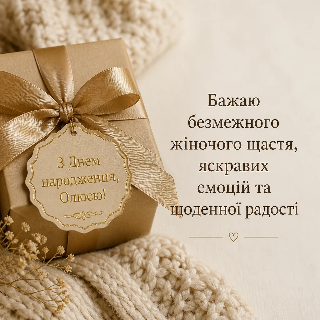 олюся з днем народження