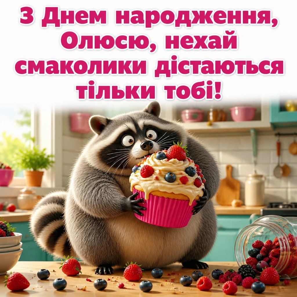 олюся з днем народження