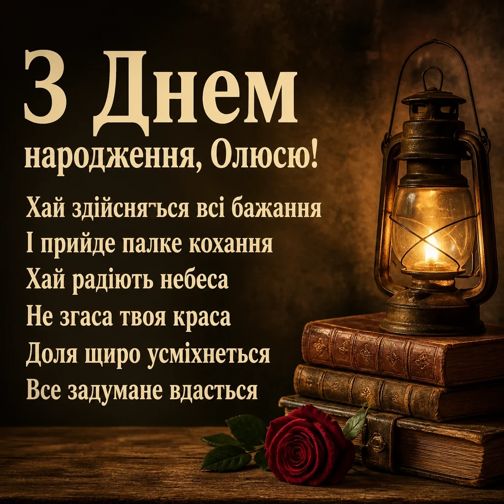 олюся з днем народження
