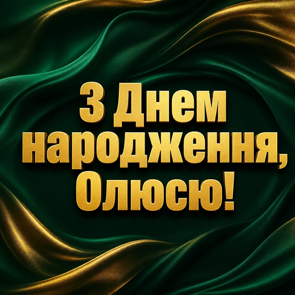 олюся з днем народження