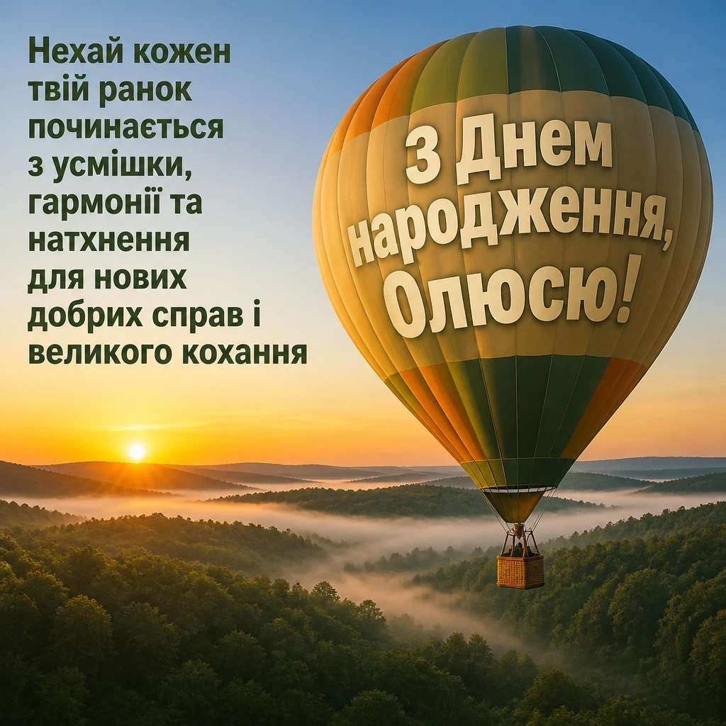 олюся з днем народження