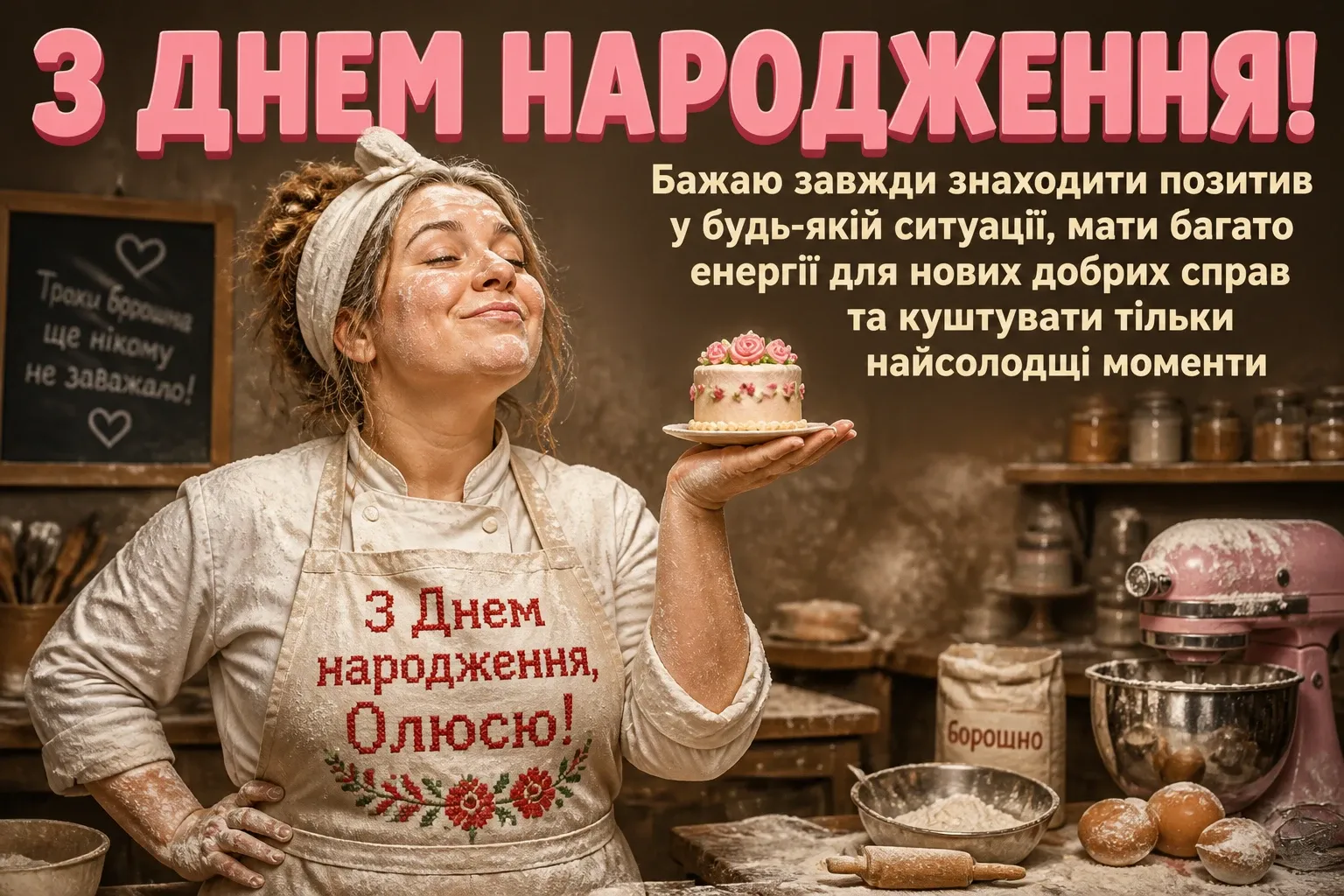 олюся з днем народження