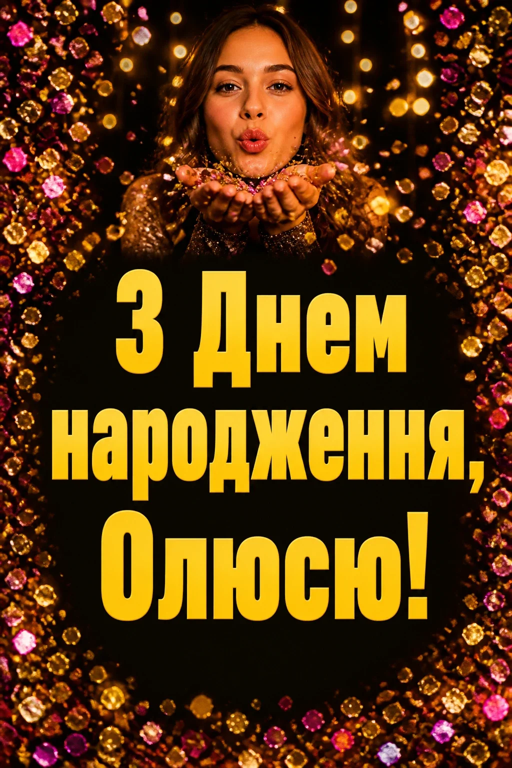 олюся з днем народження