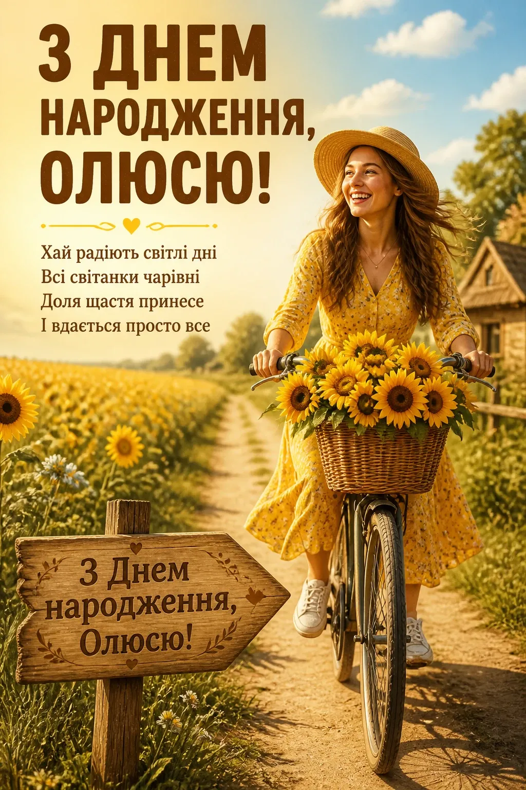 олюся з днем народження