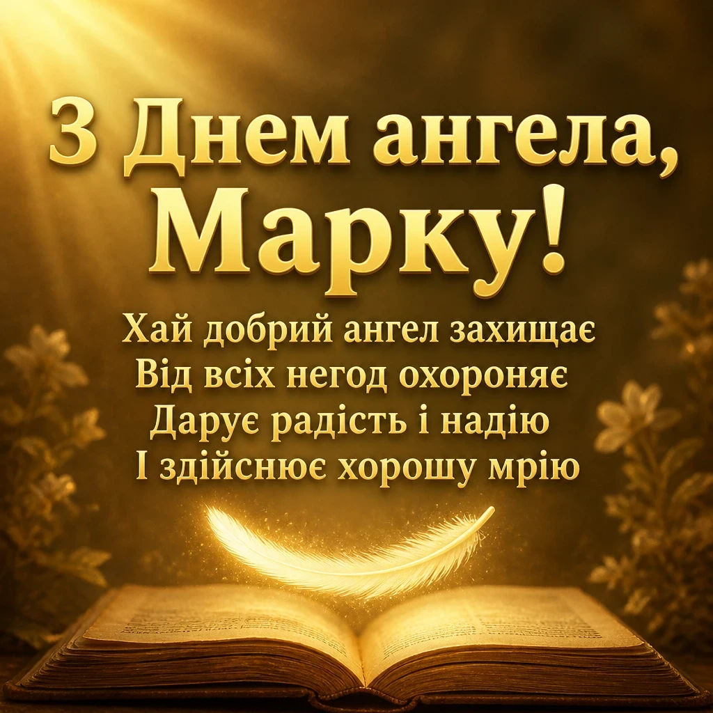 з днем ангела марка