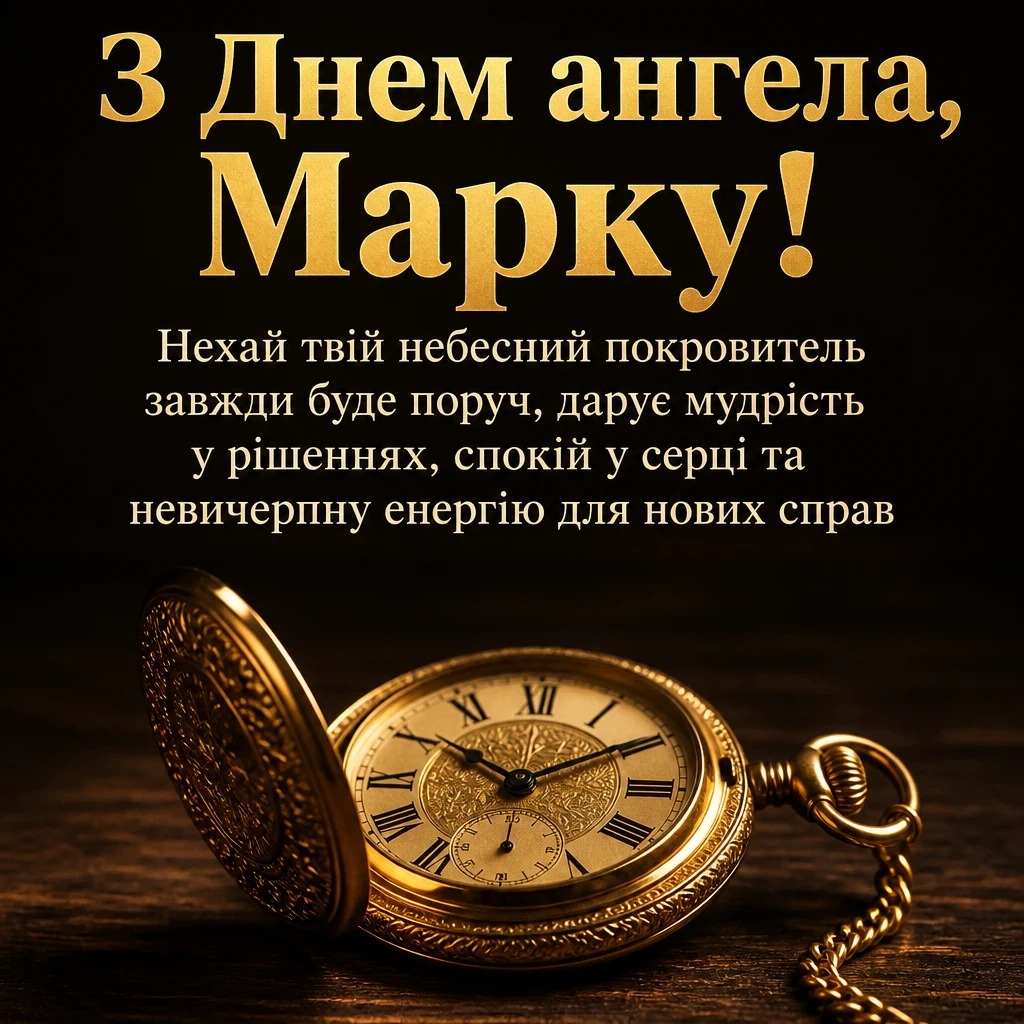 з днем ангела марка