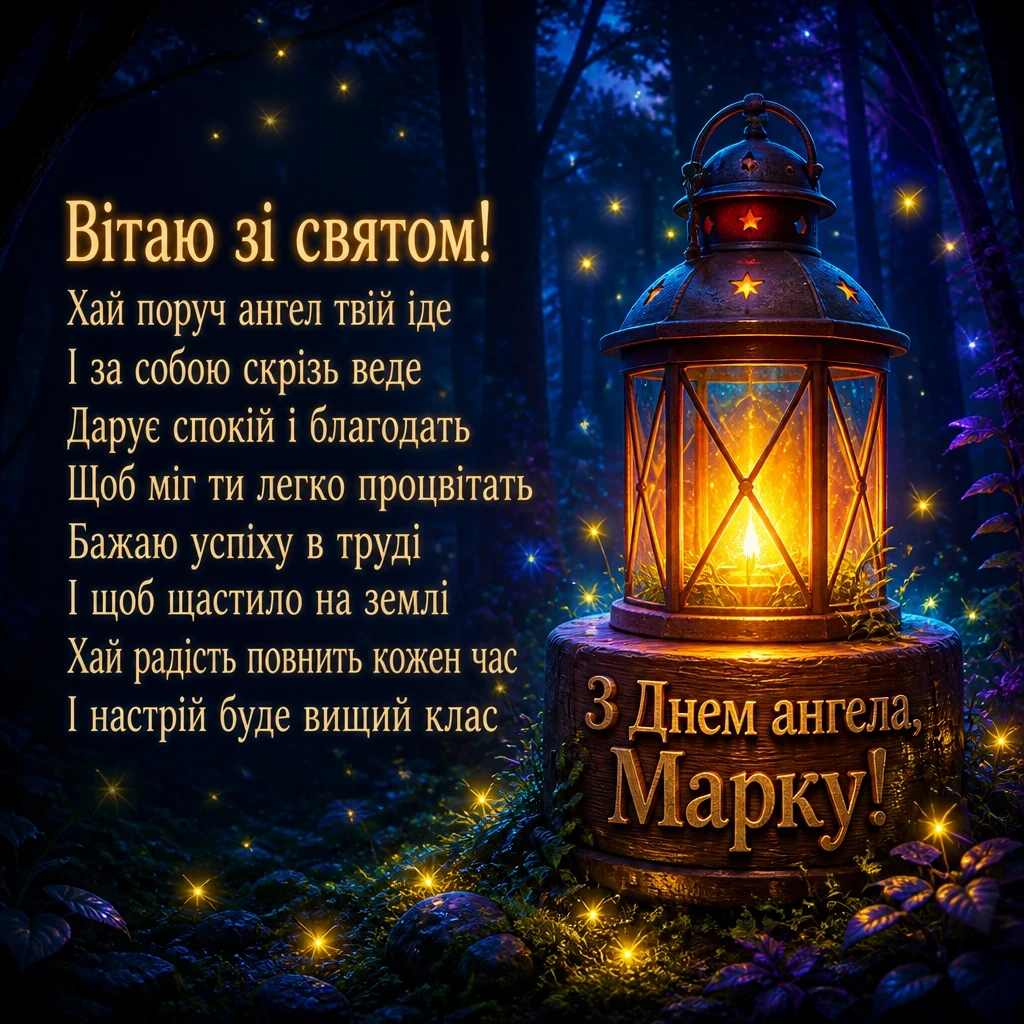 з днем ангела марка