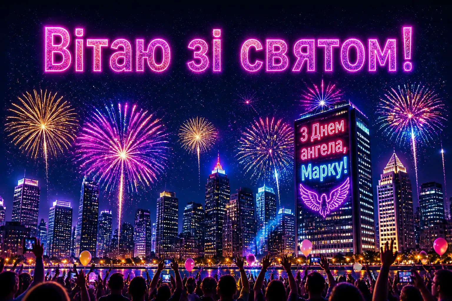 з днем ангела марка
