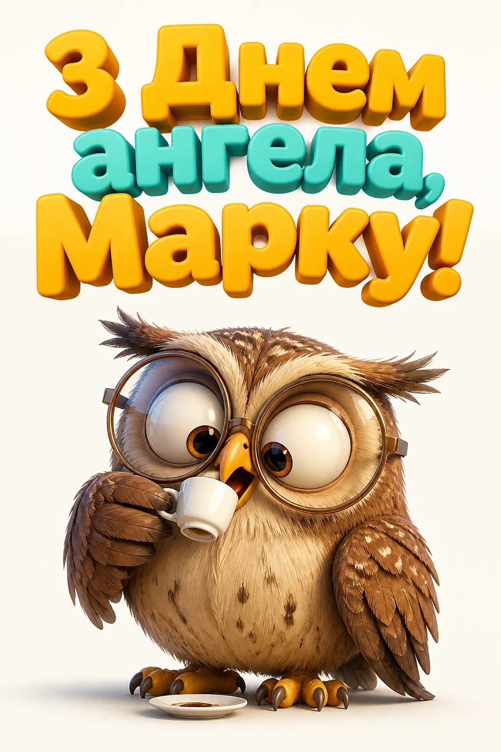 з днем ангела марка