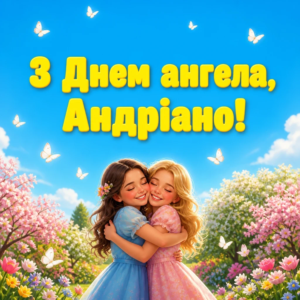 привітання з днем ангела андріани