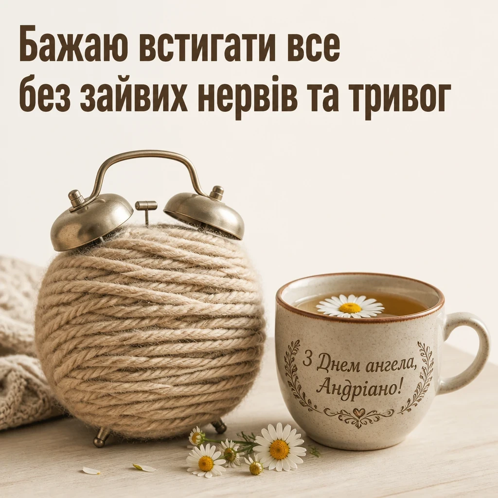 привітання з днем ангела андріани