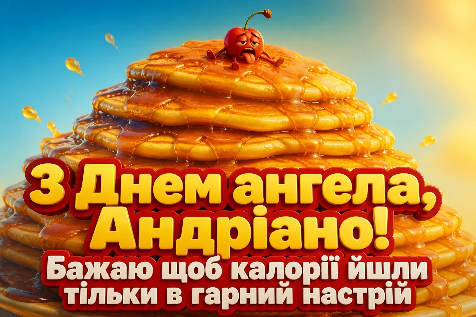 привітання з днем ангела андріани