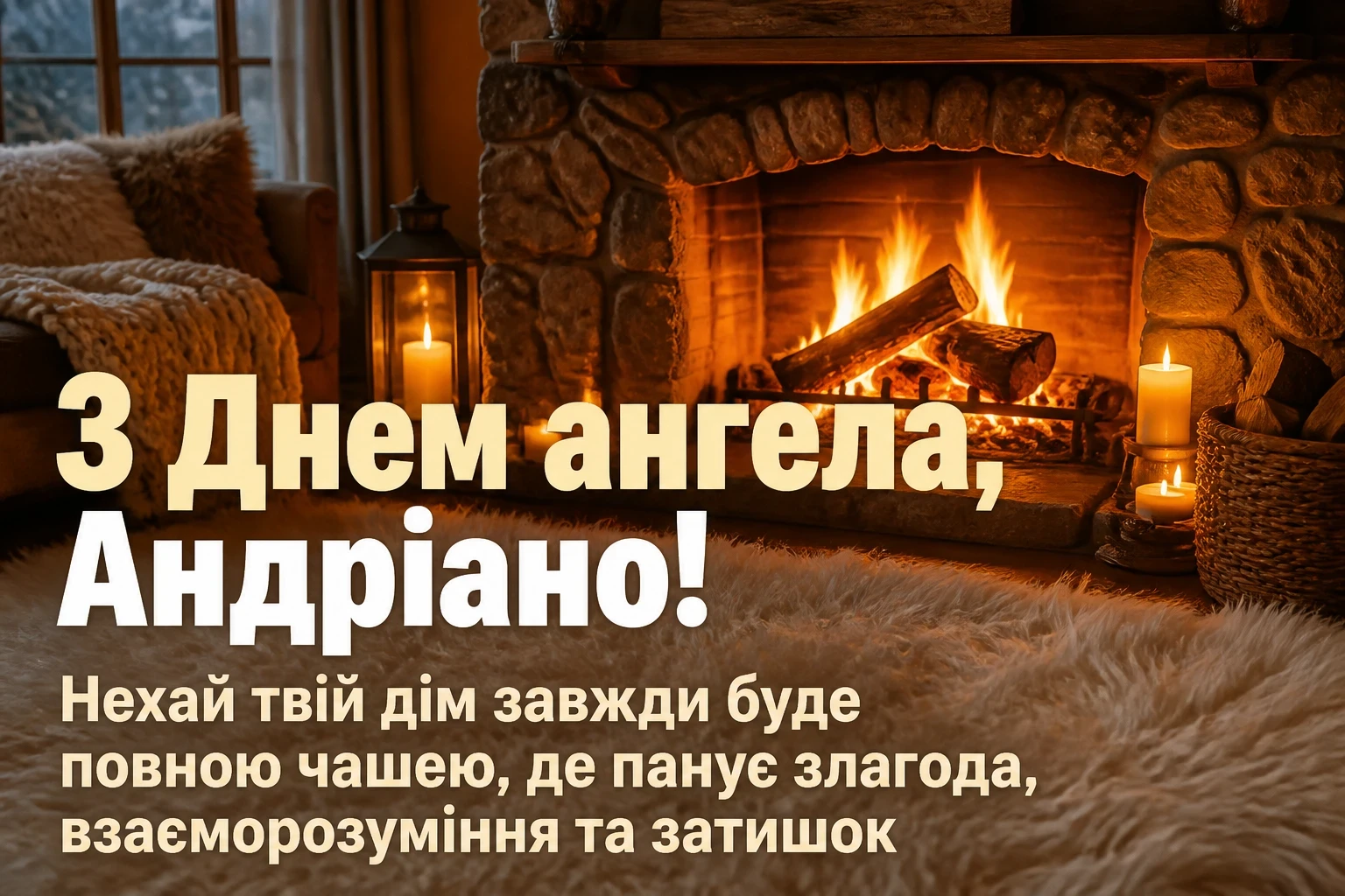 привітання з днем ангела андріани