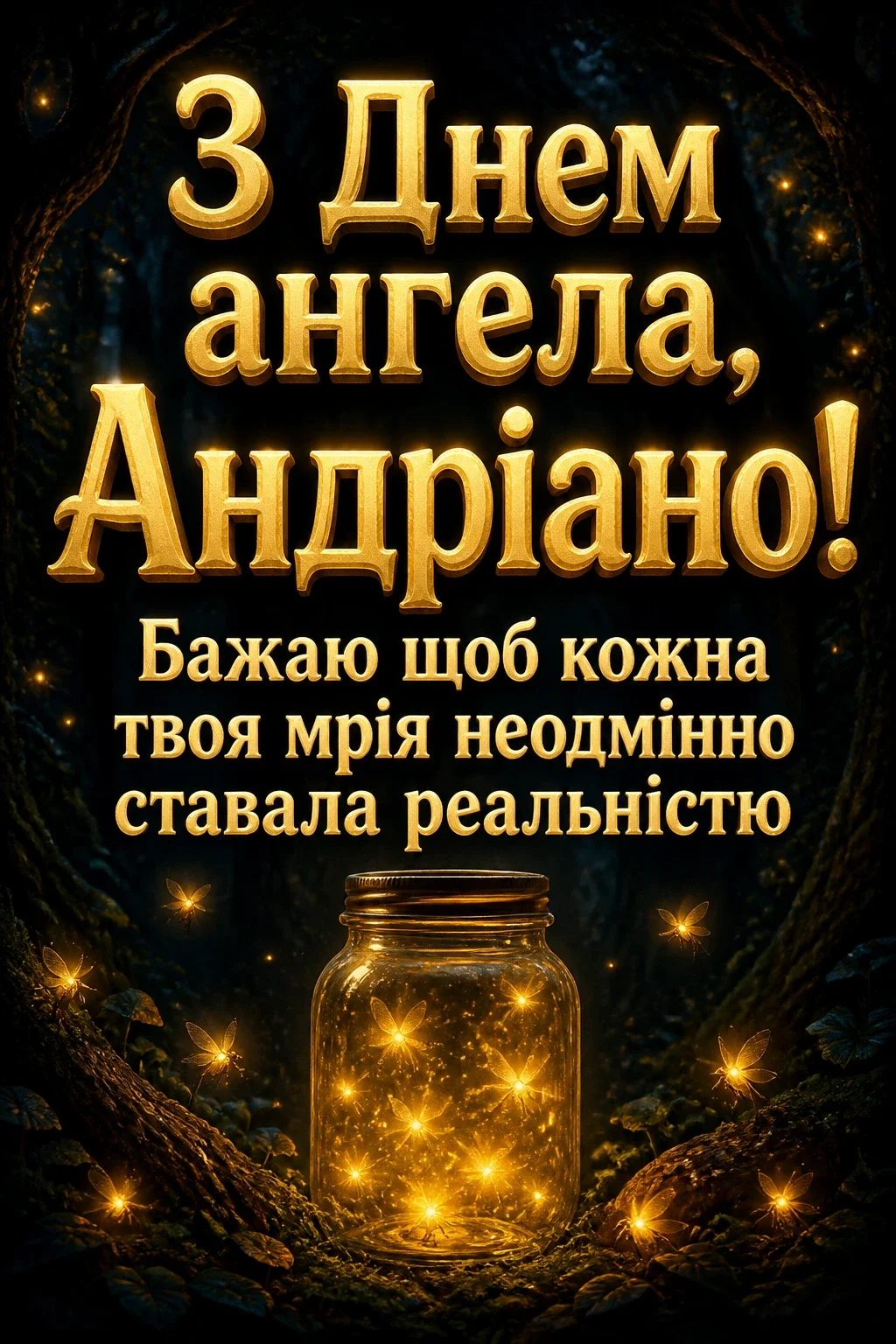 привітання з днем ангела андріани