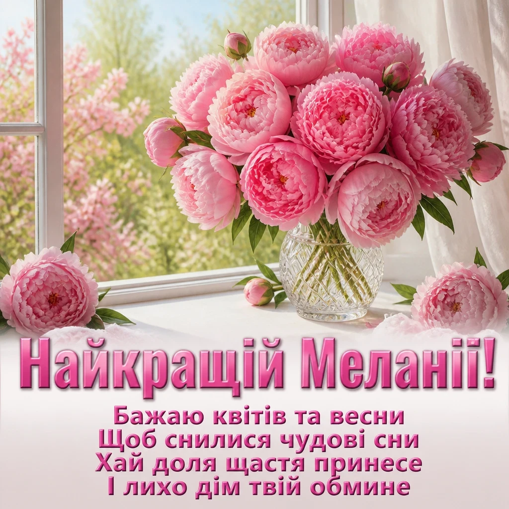 з днем ангела меланії