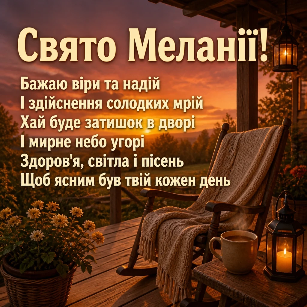 з днем ангела меланії