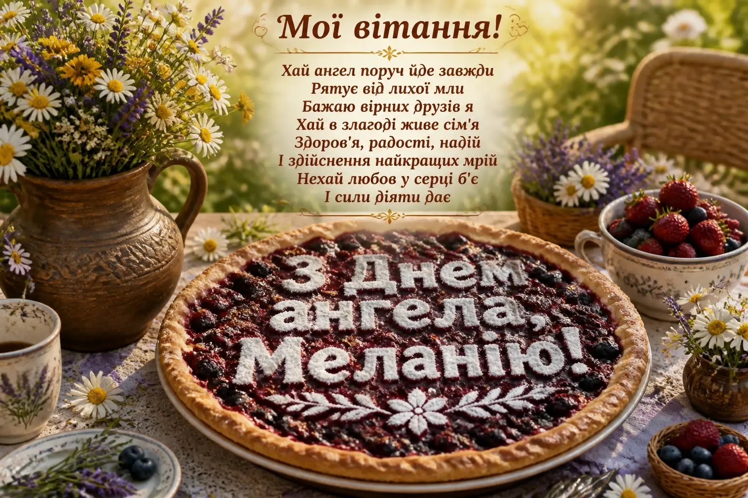 з днем ангела меланії