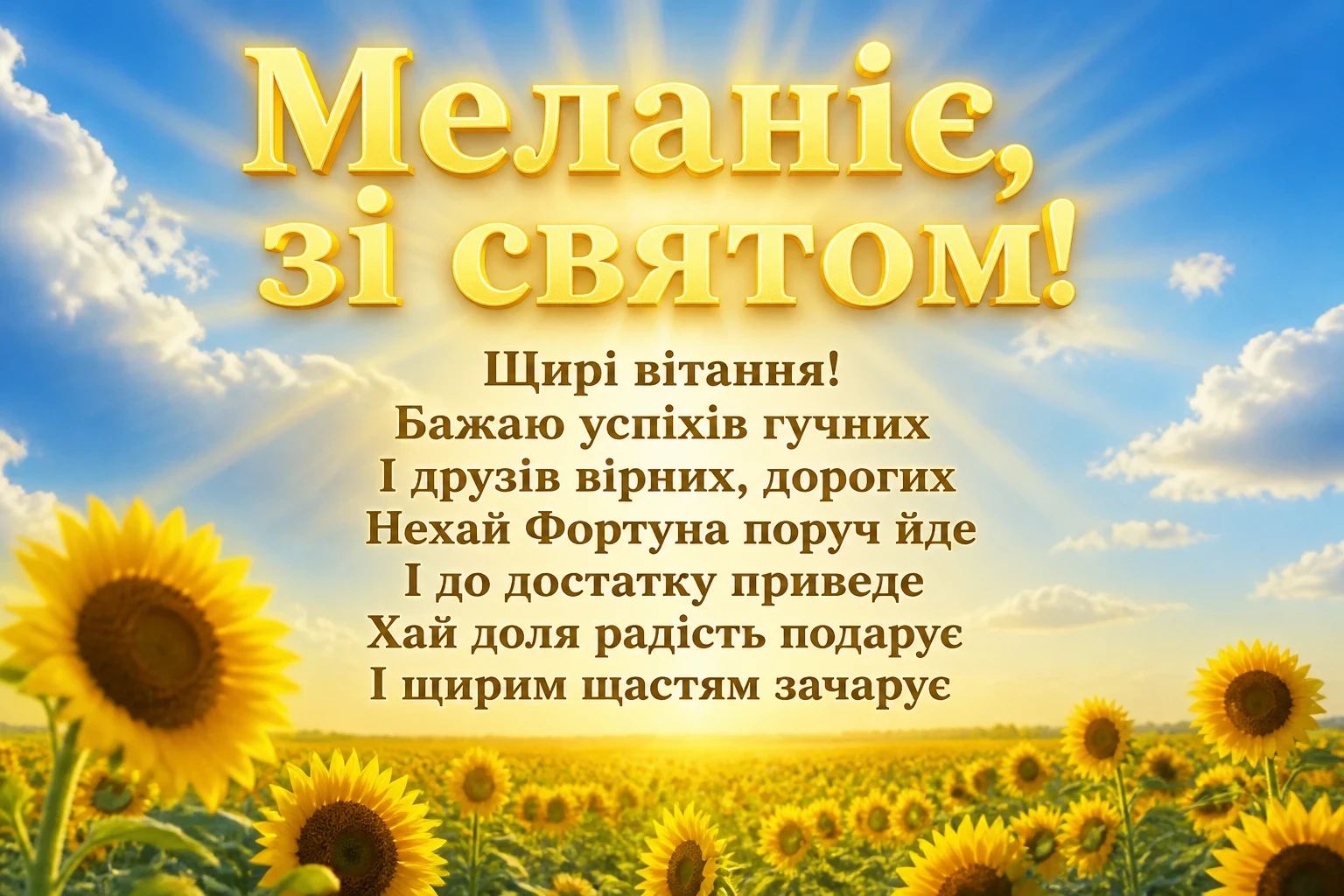 з днем ангела меланії