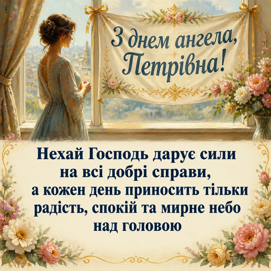 петрівна з днем ангела