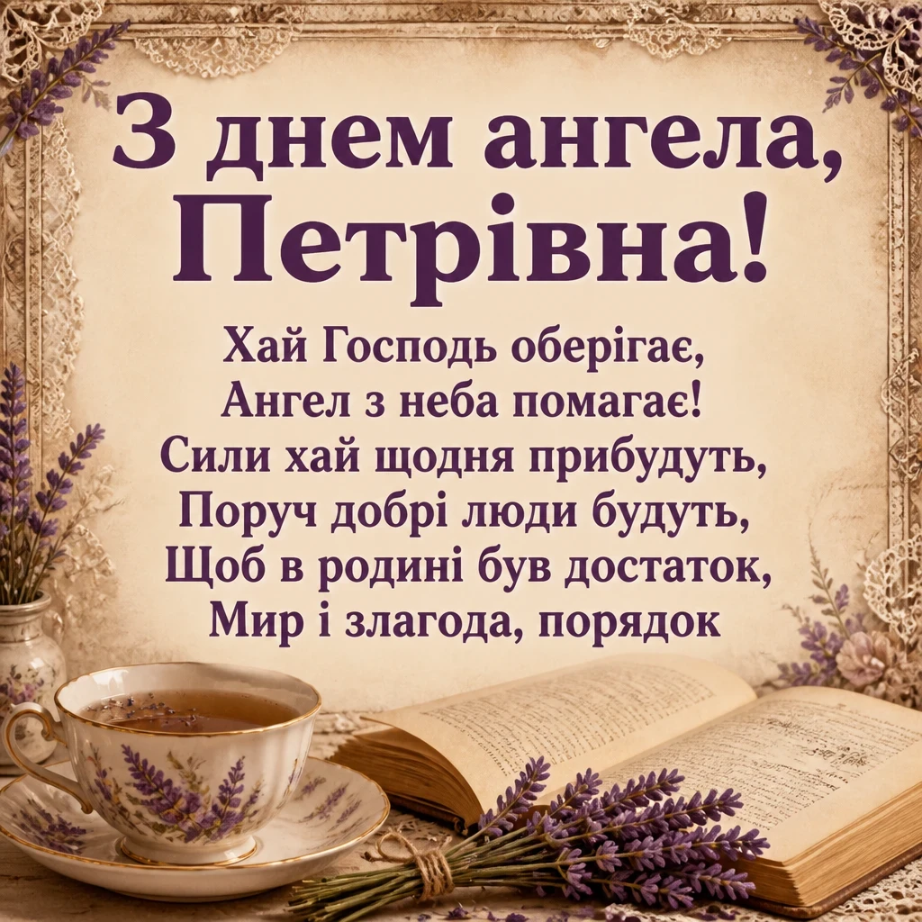 петрівна з днем ангела