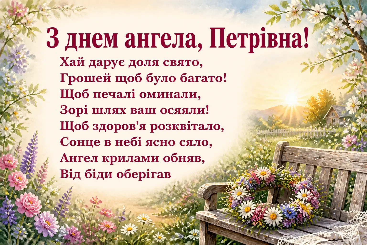 петрівна з днем ангела