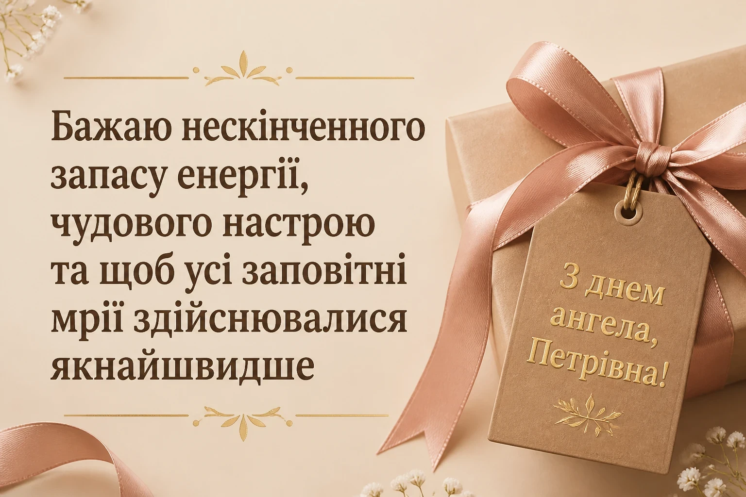 петрівна з днем ангела