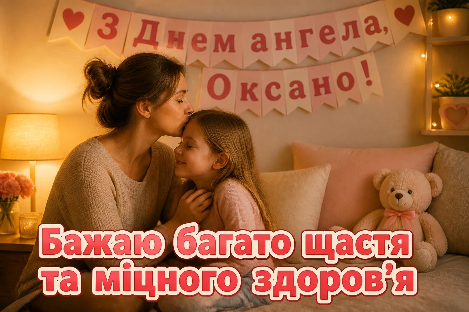 привітання оксані з днем ангела