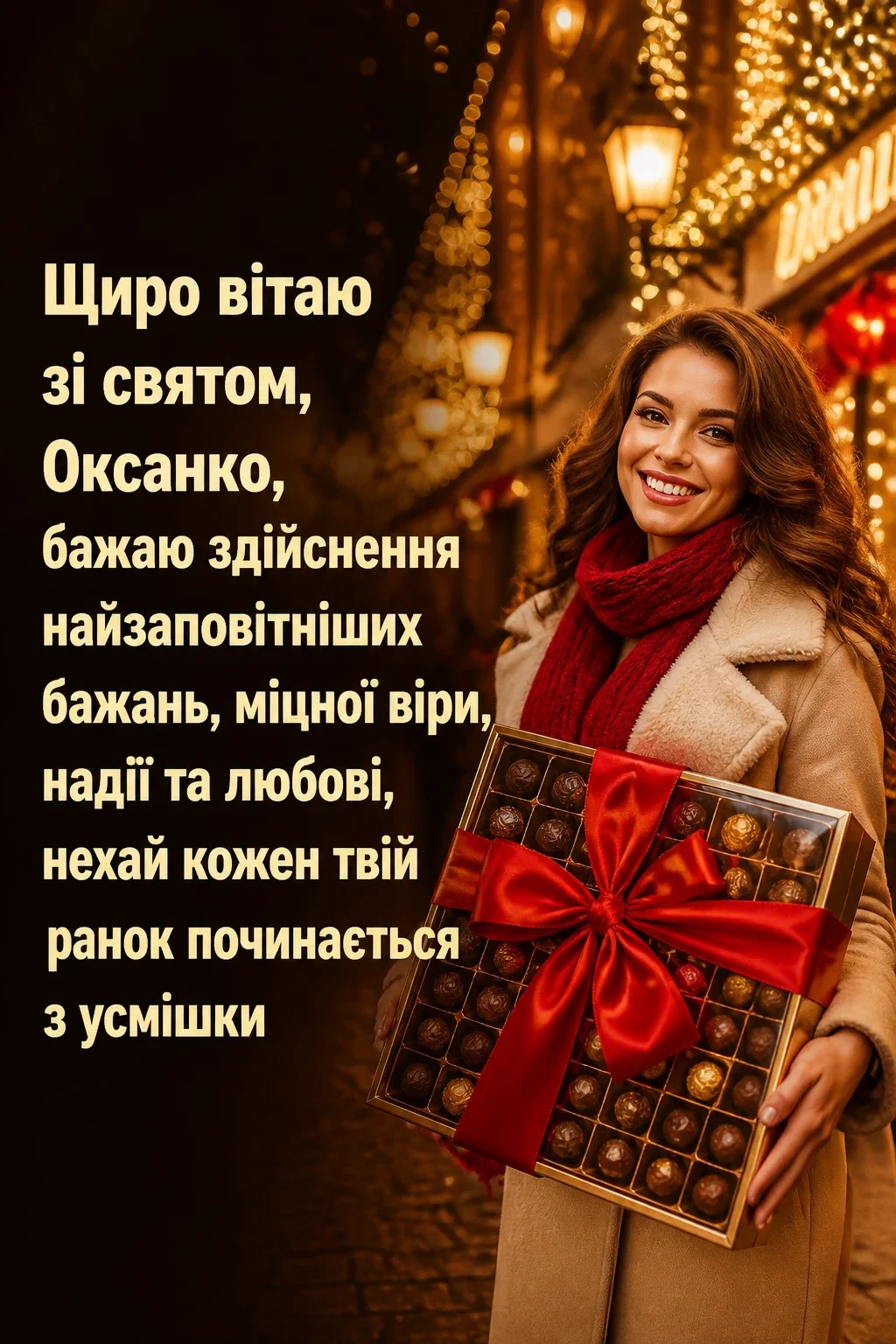 привітання оксані з днем ангела
