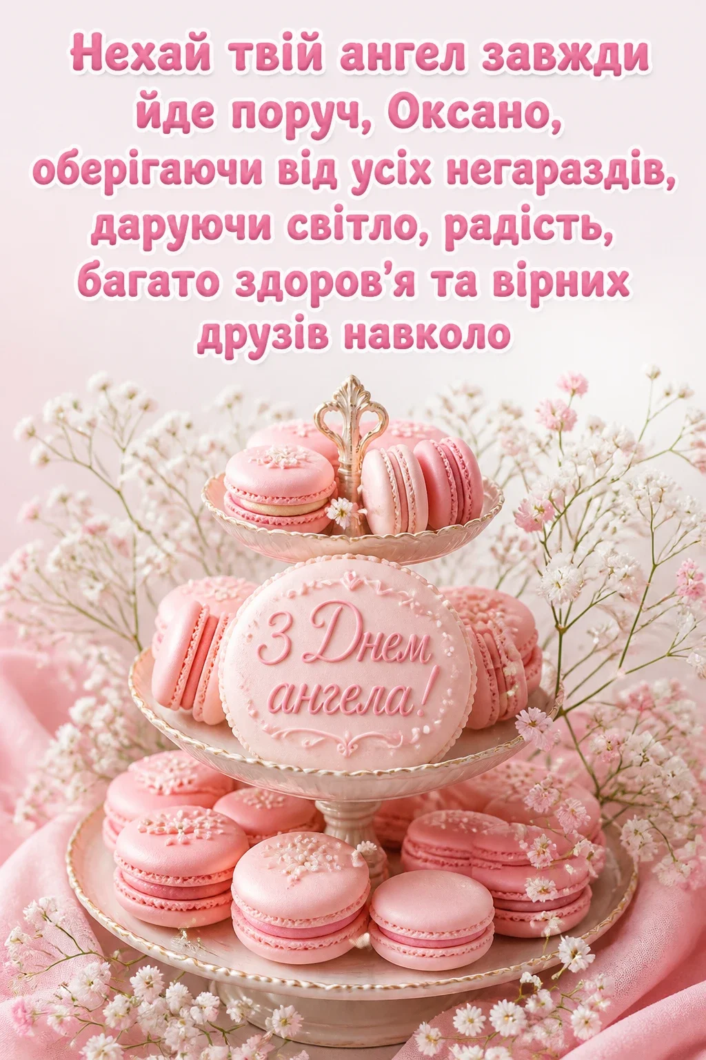 привітання оксані з днем ангела