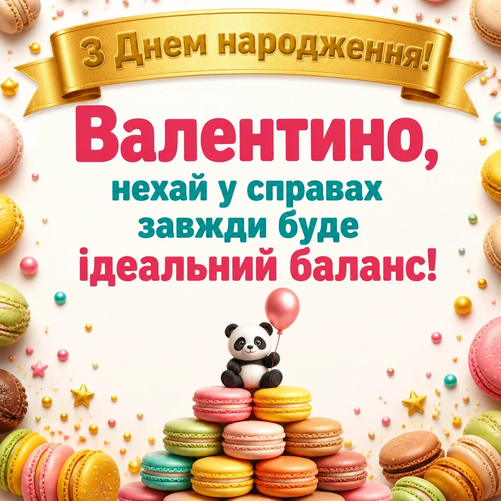 валюша валя з днем народження валентина