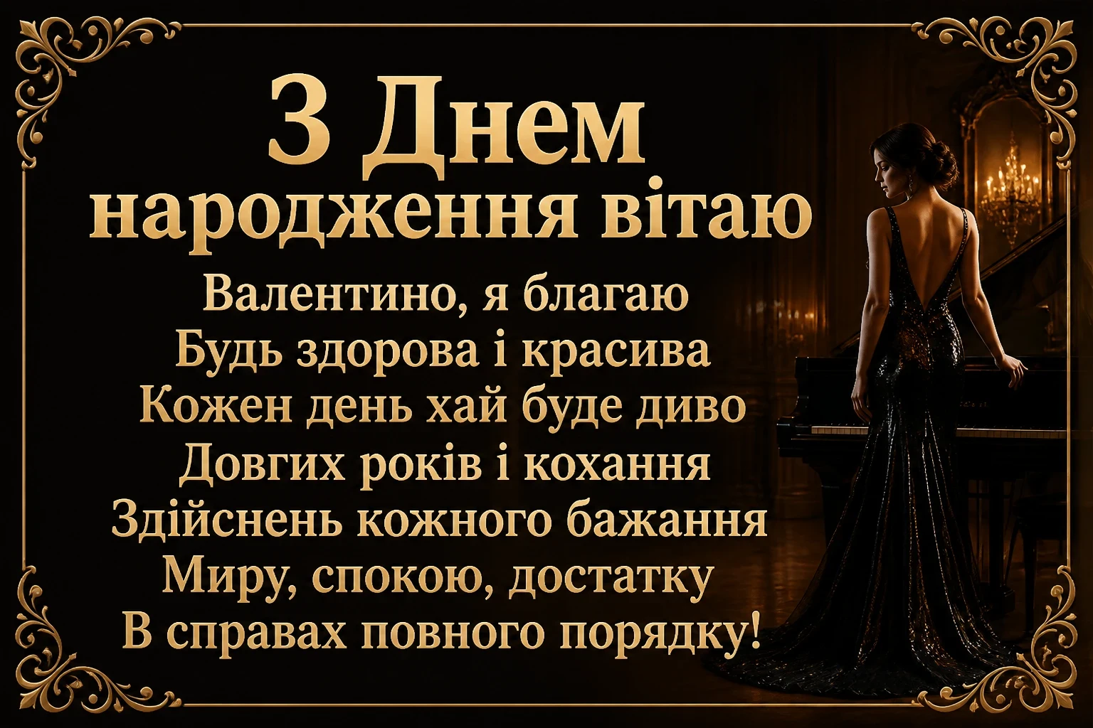 валюша валя з днем народження валентина