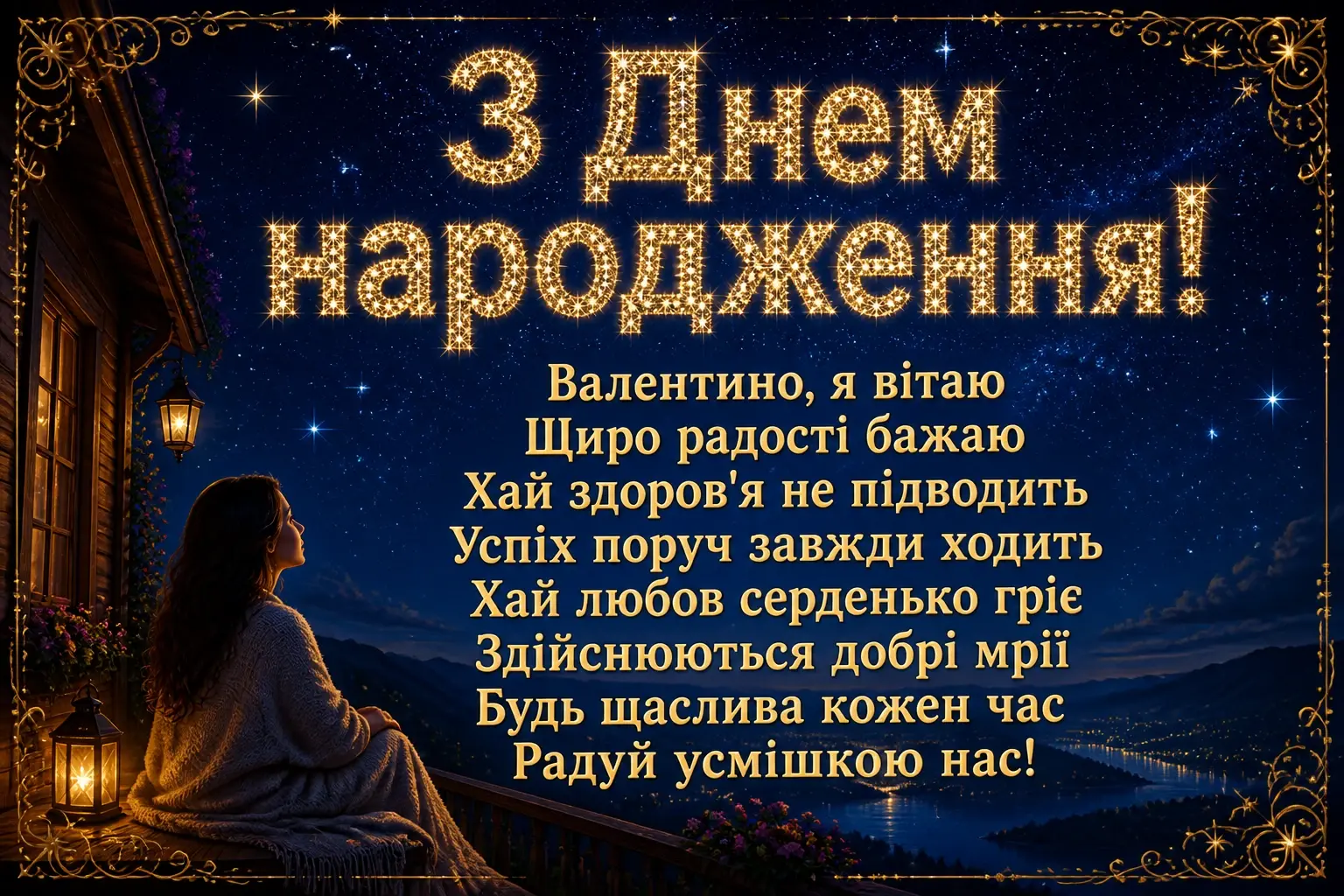 валюша валя з днем народження валентина