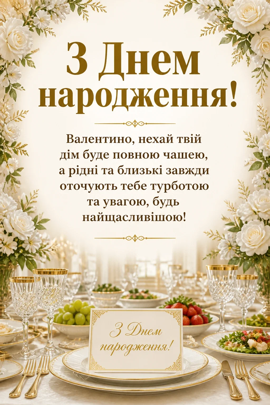 валюша валя з днем народження валентина