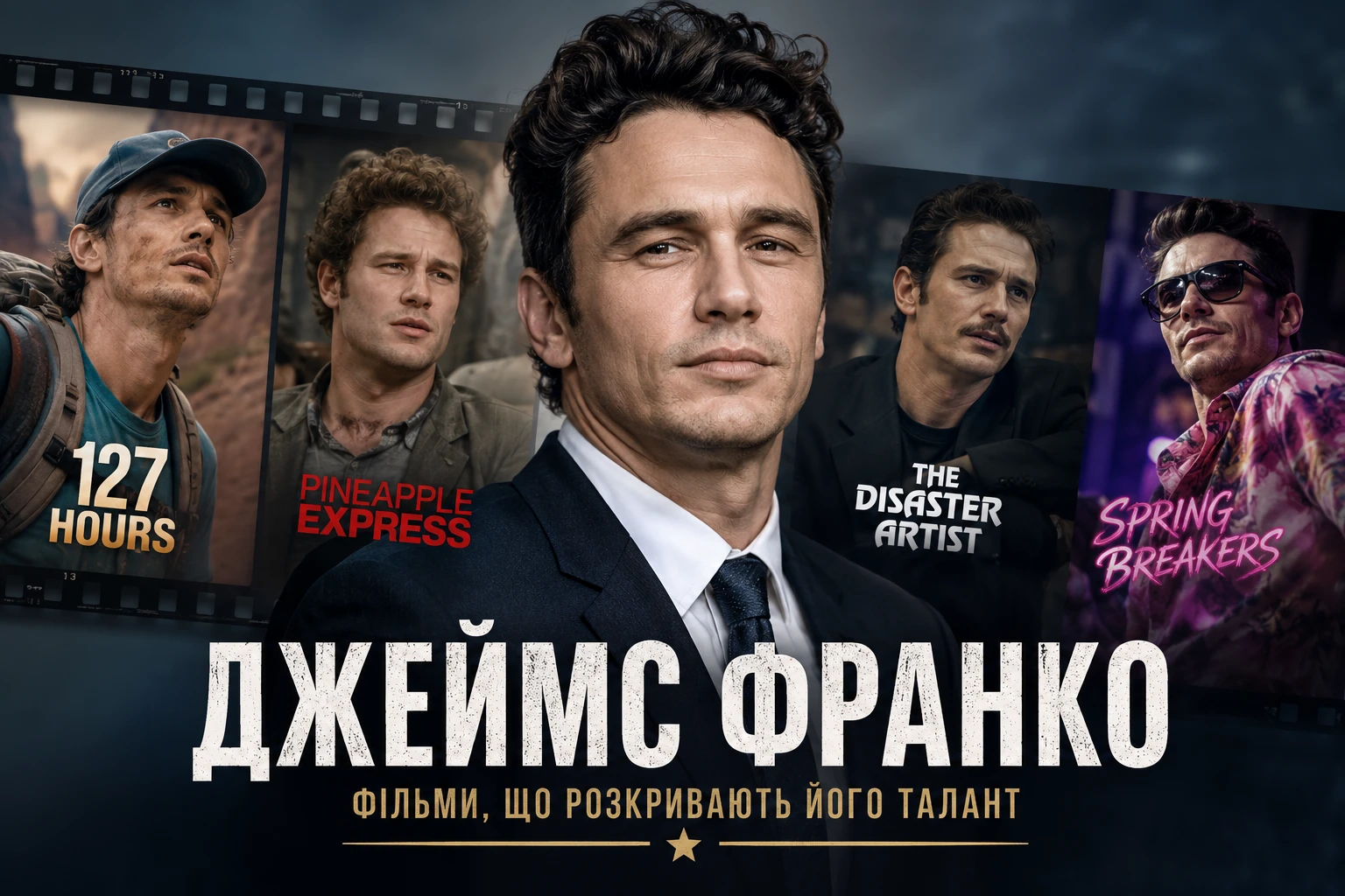 Джеймс Франко: фільми від трилерів до комедії Джеймс Франко: фільми від трилерів до комедії